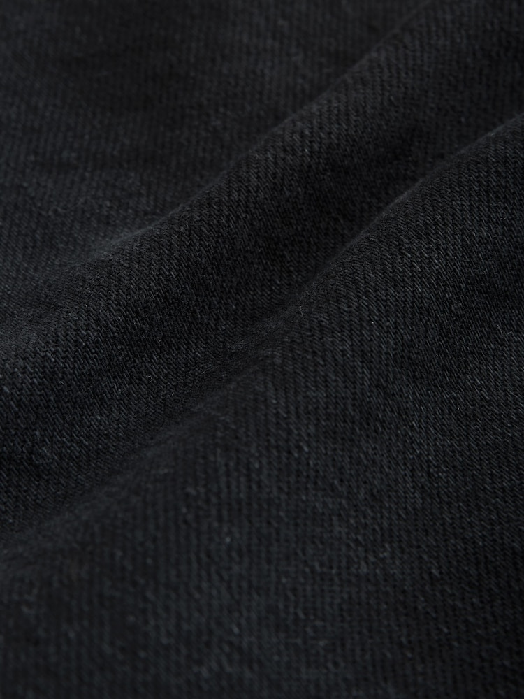 Black Hourglass Split Hem High Rise Denim Shorts - Image 9 of 9