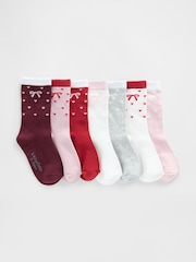 Gap Bow Crew Socks 7-Pack (12mths-5yrs) - Imagen 1 de 1