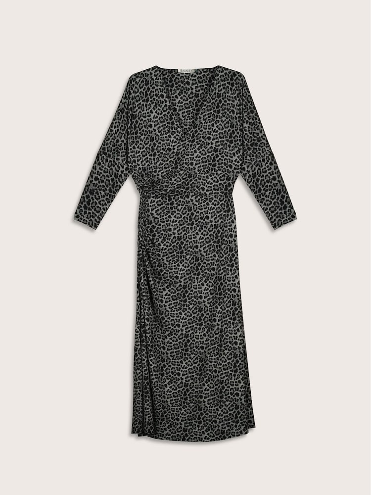 Baukjen Kylar Printed Jersey Midi Green Dress - صورة 4 من 4 Baukjen Kylar Printed Jersey Midi Green Dress - صورة 4 من 4