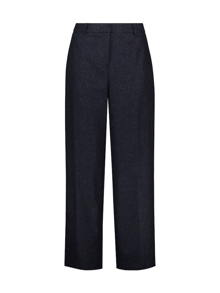 Baukjen Blue Gwynnie Wool Blend Wide Leg Trousers - Image 5 of 5