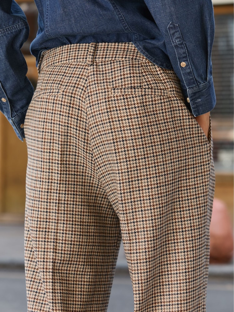 Baukjen Natural Gwynnie Wool Blend Wide Leg Trousers - Image 4 of 4
