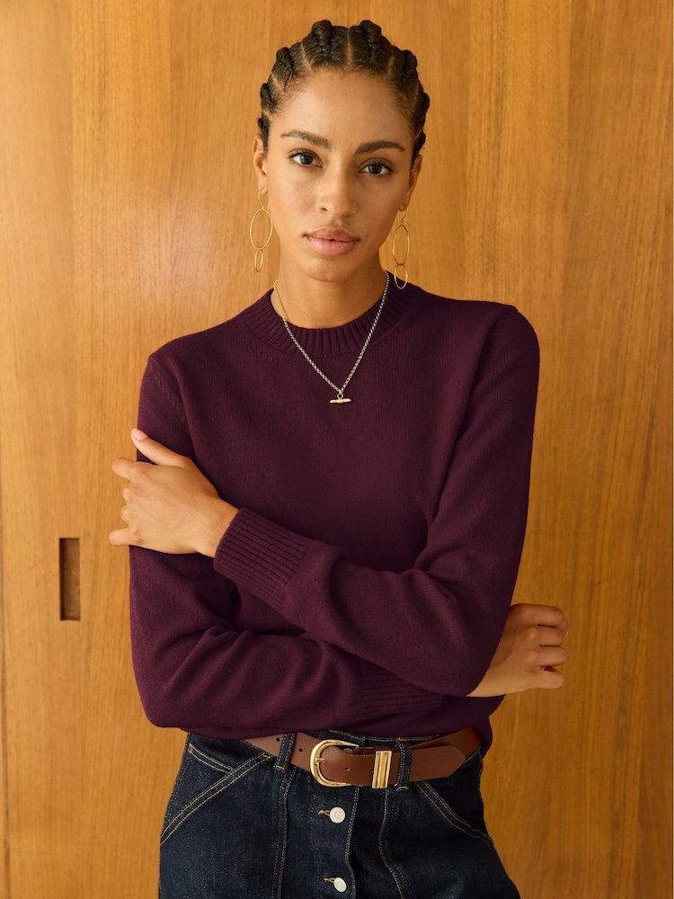 Zucca Wool Blend Crew Neck Jumper - Image 1 of 4 Zucca Wool Blend Crew Neck Jumper - Image 1 of 4
