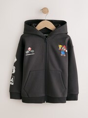 炭灰色 - Mario Zip Through Hoodie (3-16yrs) - 图片1 / 4