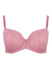 Yours Curve Pink Padded Bra - Image 5 of 6