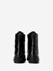 Cole Haan Cherise Lace-Up Lug Black Boots - Image 4 of 6