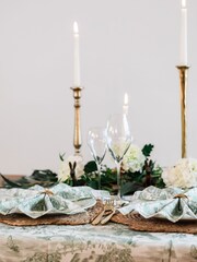 Avalon Home Green Lake District Toile Tablecloth - Image 4 of 6