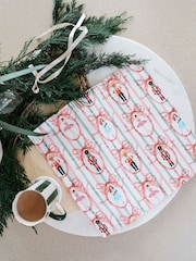 Avalon Home Set of 2 Pink Candied Nutcracker Napkins - Image 5 of 6