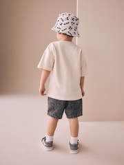 Oatmeal Mickey Mouse Short Sleeve T-Shirt (3mths-8yrs) - Image 3 of 3