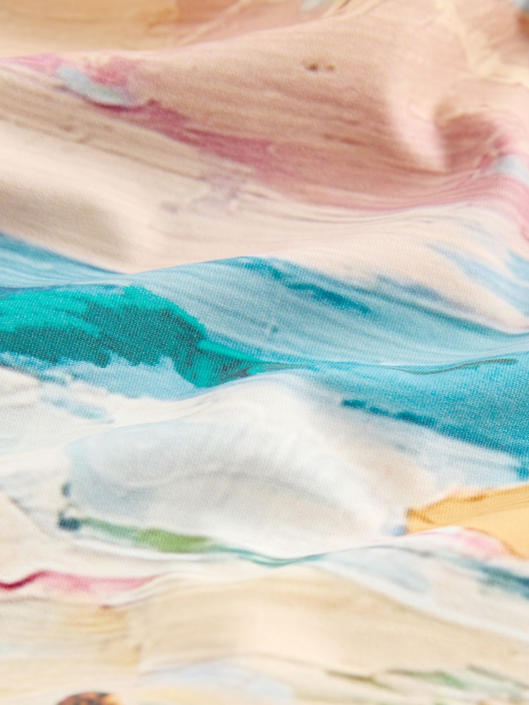 Surfer Scenic Print Scoop Neck Swimsuit - Image 8 of 8