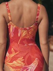 Kew Gardens Tropical Print Shaping Tummy Control Swimsuit - Image 5 of 10