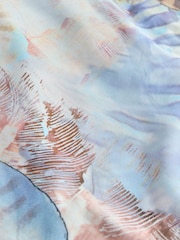 Pastel Blue Shell Midi Waist Beaded Tanga Bikini Bottoms - Image 7 of 7