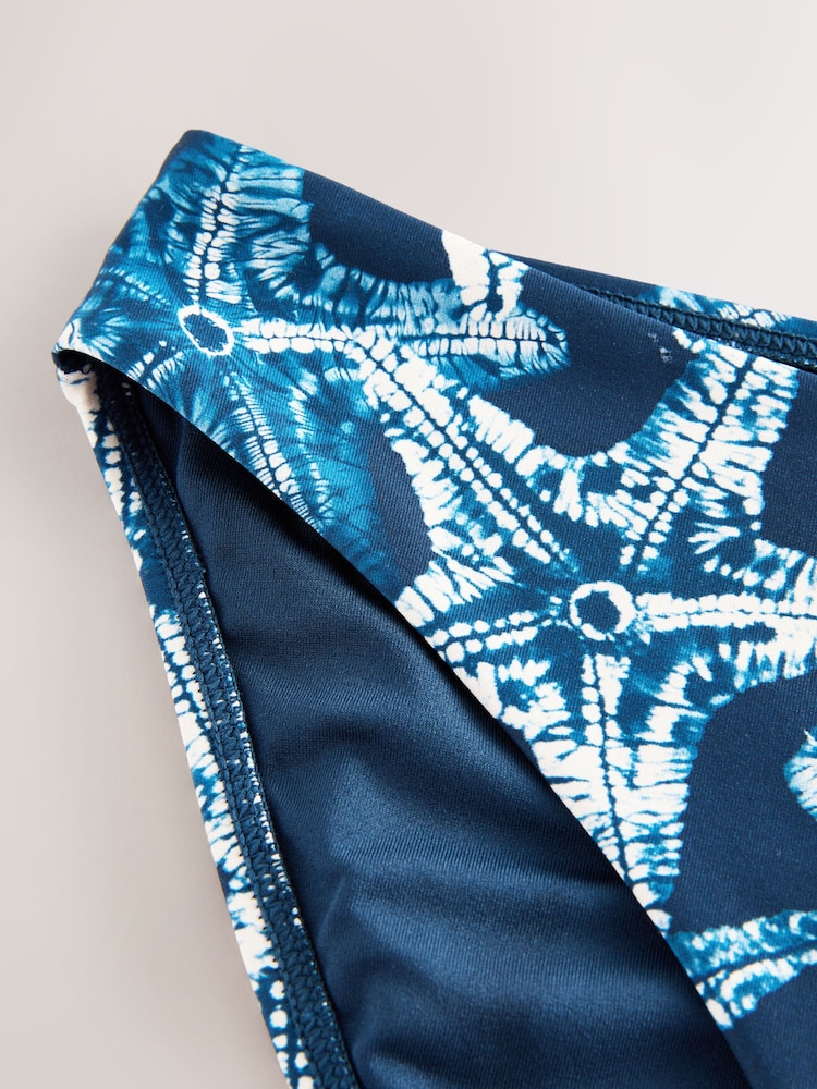 Navy Starfish Hardware High Leg Bikini Bottoms - Image 6 of 6