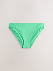 Green High Leg Bikini Bottoms - Image 1 of 3