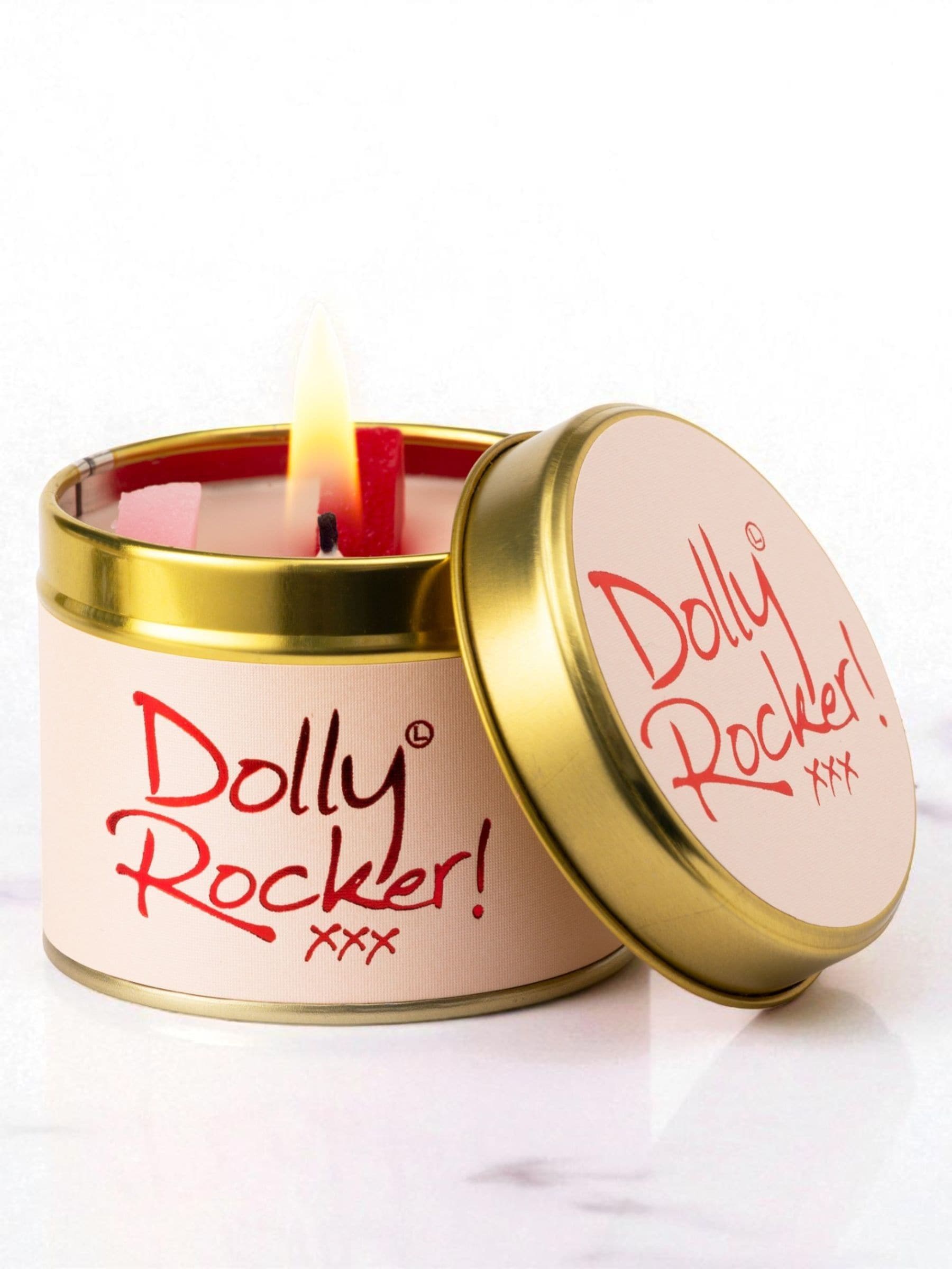 Lily-Flame Unisex Dolly Rocker Lily-Flame Scented Tin Candle - Image 4