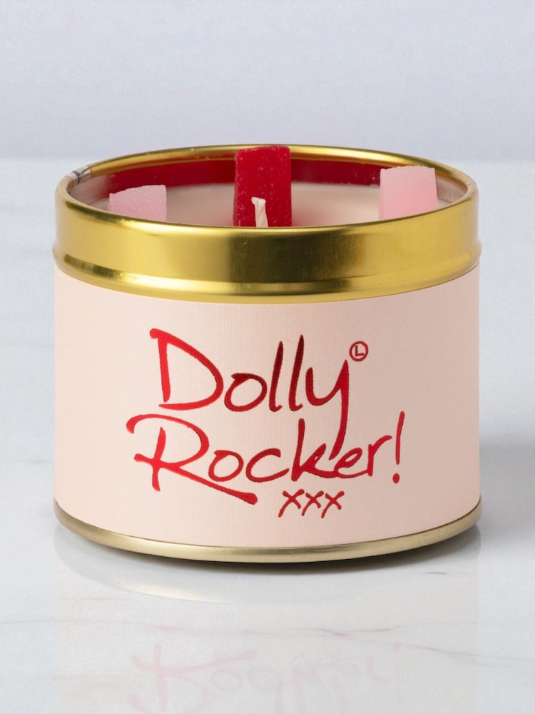 Lily-Flame Dolly Rocker Scented Candle Tin - Image 2 of 3 Lily-Flame Dolly Rocker Scented Candle Tin - Image 2 of 3