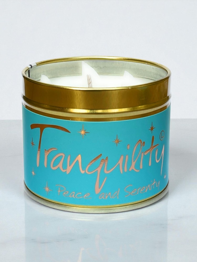 Lily-Flame Tranquility Scented Candle Tin - Image 2 of 3 Lily-Flame Tranquility Scented Candle Tin - Image 2 of 3