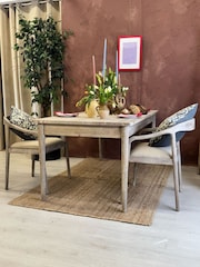 Kirei Home Natural Mango Wood Dining Table & Chairs - Image 3 of 5
