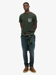 Superdry Green Industrial Relaxed T-Shirt - Image 3 of 7