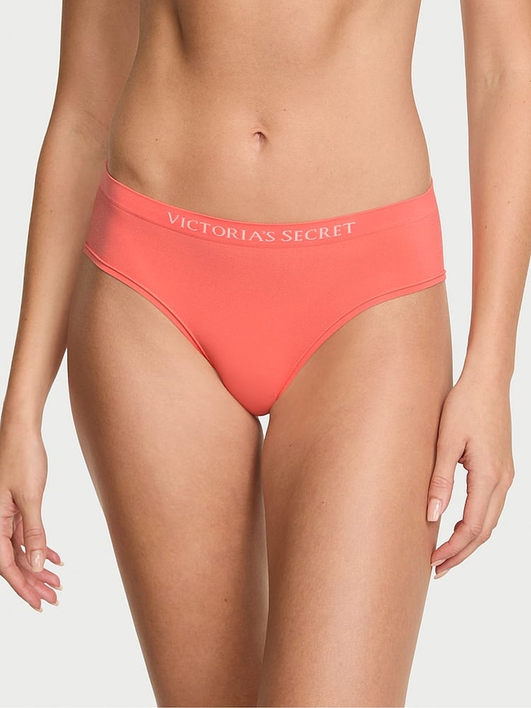 Victoria's Secret Cactus Flower Orange Hipster Knickers - Image 1 of 2