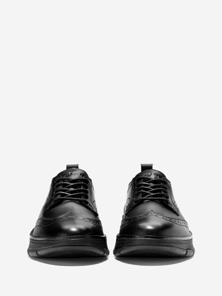 Cole Haan ZERØGRAND Rella Wingtip Oxfords Black Shoes - Image 2 of 6
