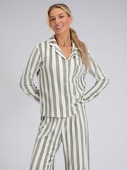 Boux Avenue Stripe Velour Pyjamas Set - صورة 1 من 6