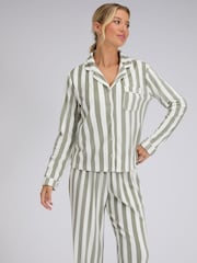 Boux Avenue Stripe Velour Pyjamas Set - صورة 3 من 6