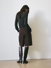 BHOEM Grey Fancy Knit Button Detail Jumper - Imaginea 4 din 5