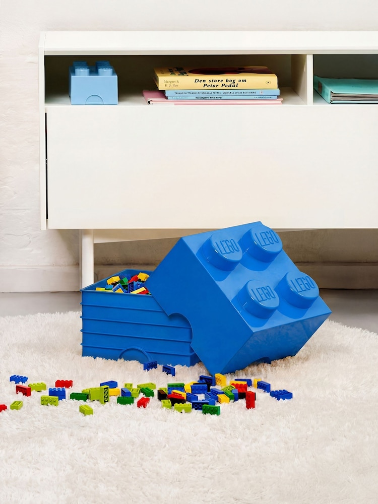 LEGO Bright Blue Storage 4 Brick - Image 3 of 3 LEGO Bright Blue Storage 4 Brick - Image 3 of 3