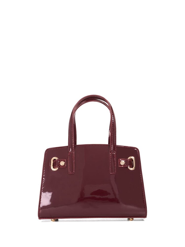 Dune London Red Dinkydefine Mini Belted Tote - Image 2 of 5 Dune London Red Dinkydefine Mini Belted Tote - Image 2 of 5