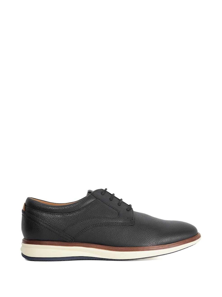 Dune London Black Brydon Hybrid Sole Gibson Shoes - Image 2 of 6 Dune London Black Brydon Hybrid Sole Gibson Shoes - Image 2 of 6