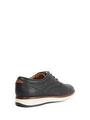 Dune London Black Brydon Hybrid Sole Gibson Shoes - Image 3 of 6