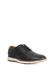 Dune London Black Brydon Hybrid Sole Gibson Shoes - Image 4 of 6