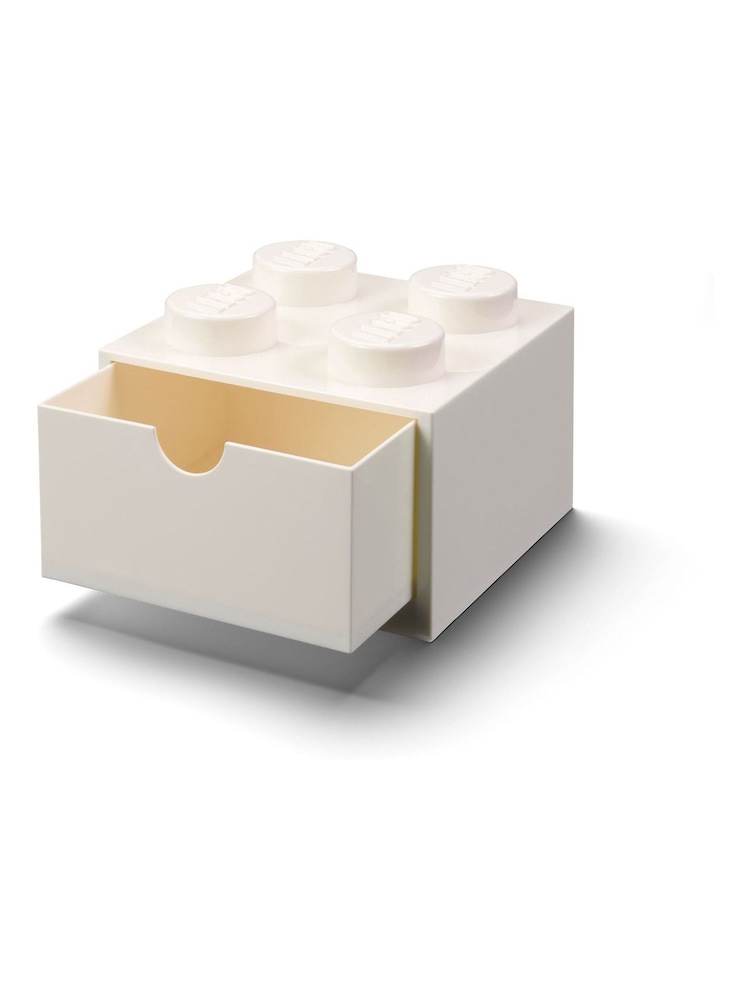 Lego White Desk Drawer 4 Brick - Image 2 of 3 Lego White Desk Drawer 4 Brick - Image 2 of 3