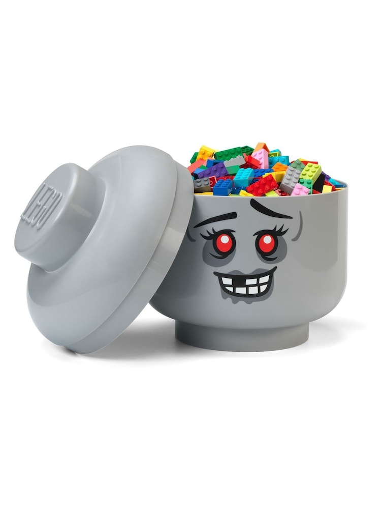 Lego White Skeleton Head Large Storage - Image 2 of 4