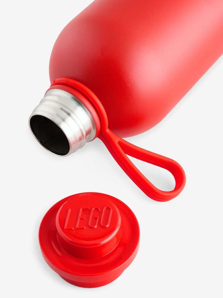 Lego Red Steel Bottle - Image 2 of 2 Lego Red Steel Bottle - Image 2 of 2