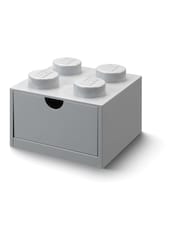 Lego Stone Grey Desk Drawer 4 Brick - Image 1 of 3