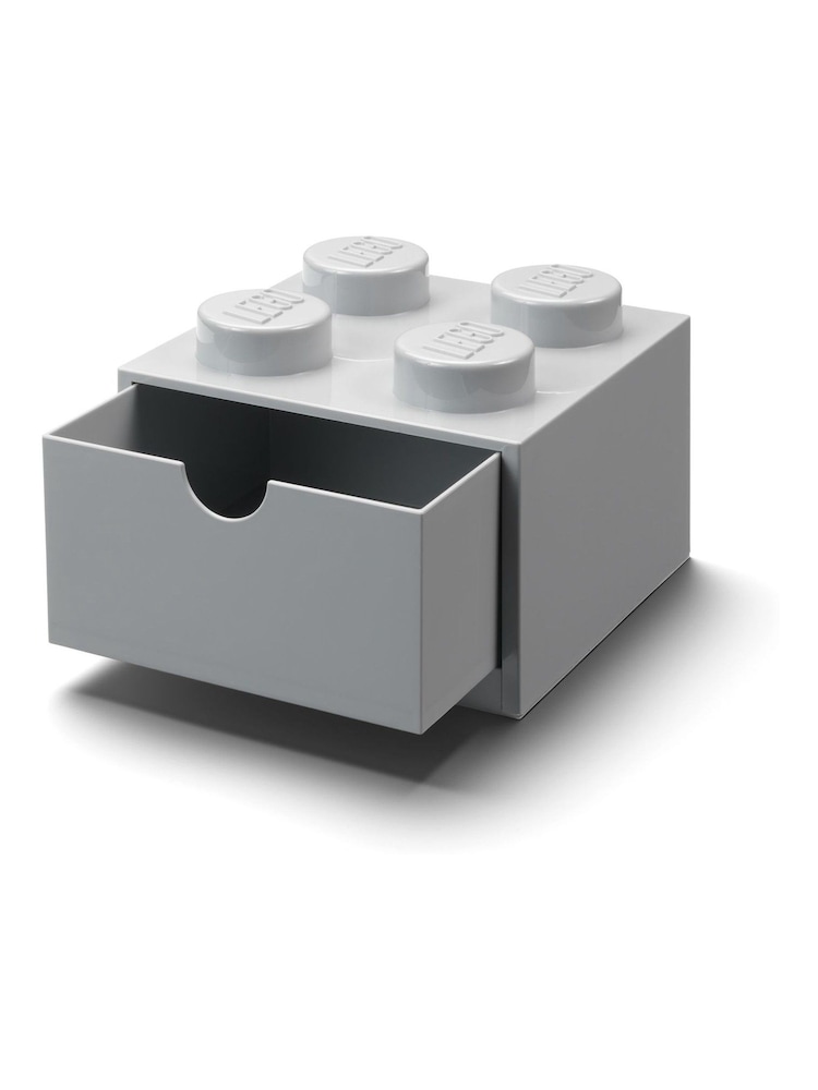 Lego Stone Grey Desk Drawer 4 Brick - Image 2 of 3