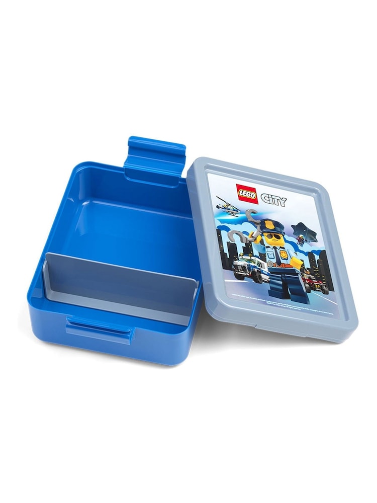 Lego Bright Blue City Lunch Box Set - Image 2 of 3 Lego Bright Blue City Lunch Box Set - Image 2 of 3