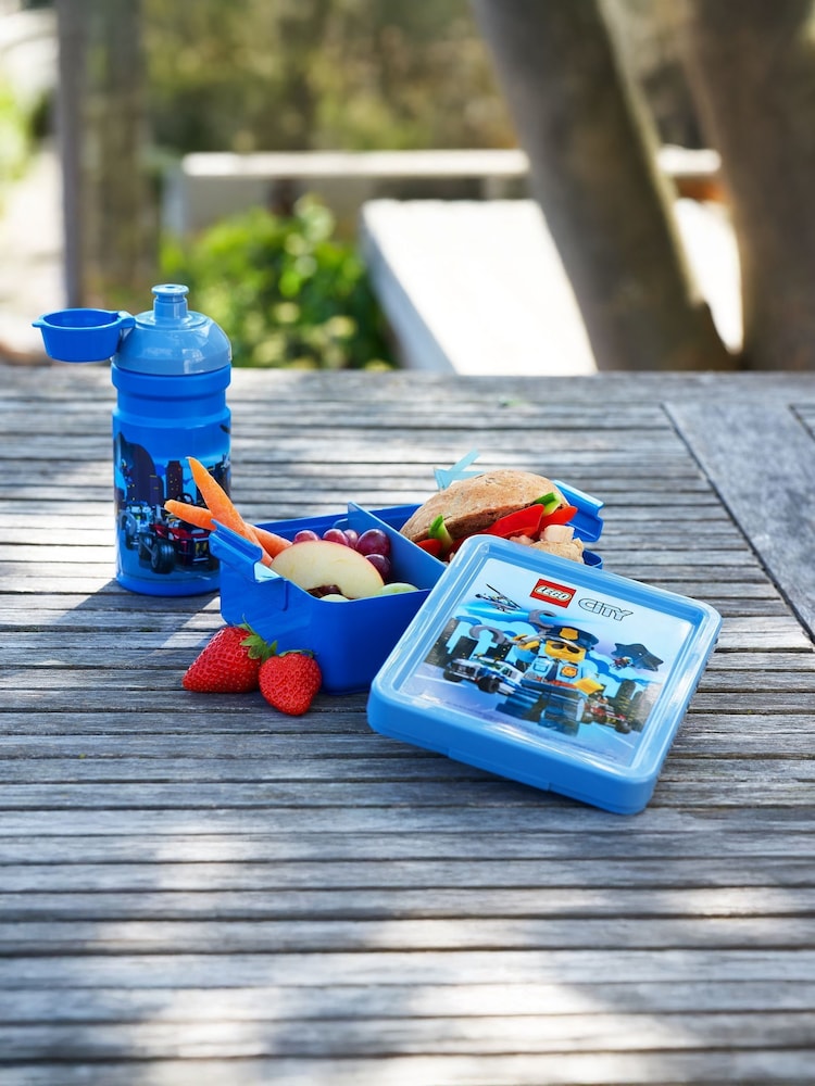 Lego Bright Blue City Lunch Box Set - Image 3 of 3 Lego Bright Blue City Lunch Box Set - Image 3 of 3