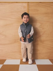 Grey Padded Gilet (3mths-10yrs) - Image 1 of 4