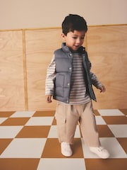 Grey Padded Gilet (3mths-10yrs) - Image 2 of 4