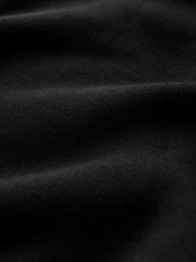 Black Straight Fit Heavyweight Joggers with Zip Pockets - Image 8 of 8