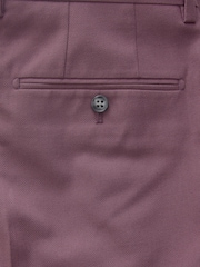 Mauve Purple Loose Fit Textured Prom Suit Trousers - Image 9 of 10
