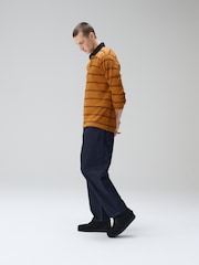 Dark Blue Denim Barrel Fit Authentic Jeans - Image 3 of 8