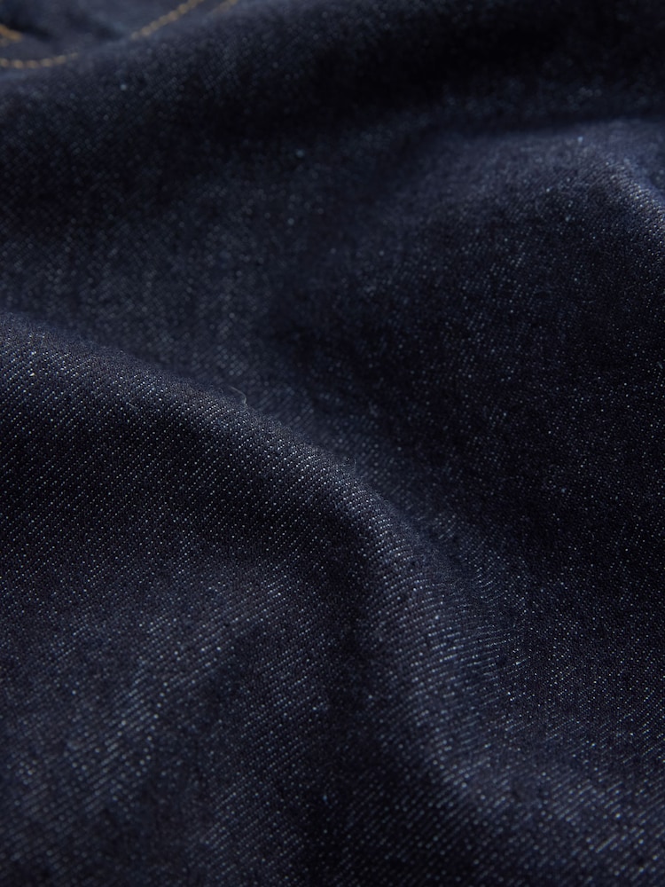 Dark Blue Denim Barrel Fit Authentic Jeans - Image 8 of 8