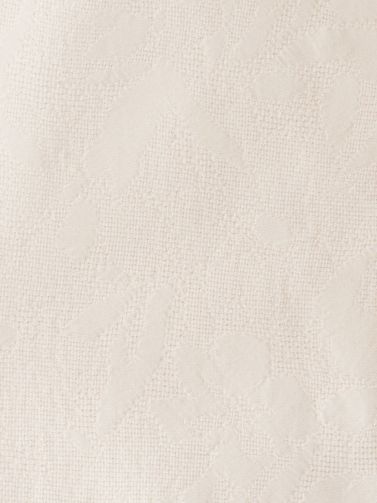 Ecru Relaxed Fit Cotton Rich Tapestry Textured Suit Jacket - Image 10 of 10 Ecru Relaxed Fit Cotton Rich Tapestry Textured Suit Jacket - Image 10 of 10