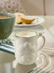 Natural Rosa Floral Milk Jug - Image 1 of 3
