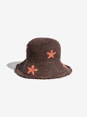 Love & Roses Chocolate Brown Hat - Image 5 of 5