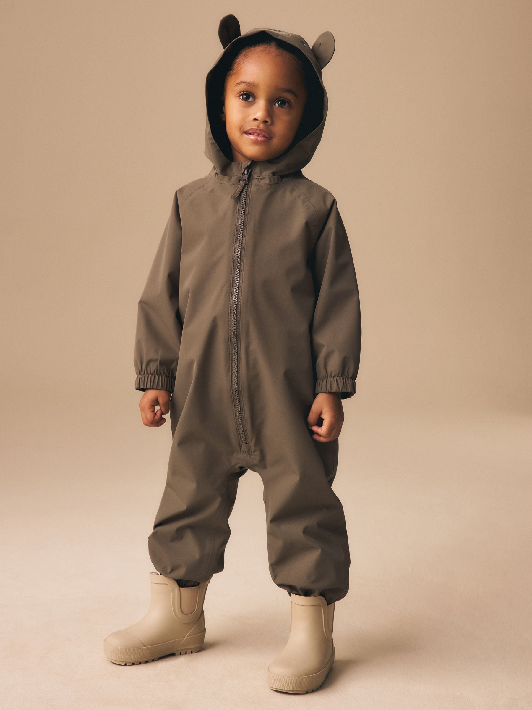 Buy Brown Bear Waterproof Fleece Lined Puddlesuit (3mths-7yrs