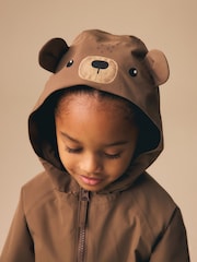 Brown Bear Waterproof Fleece Lined Puddlesuit (3mths-7yrs) - Image 5 of 5